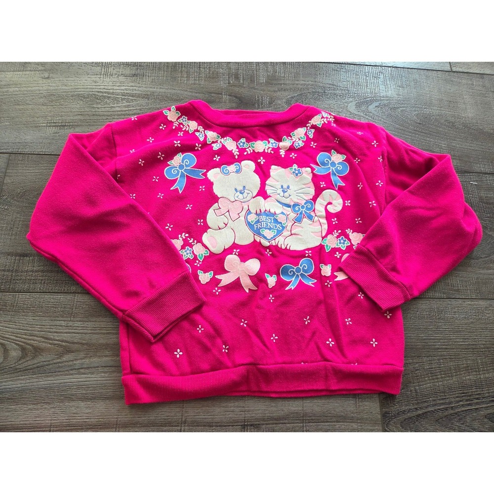 Vintage 90's toddler girl sweater size‎ 5t